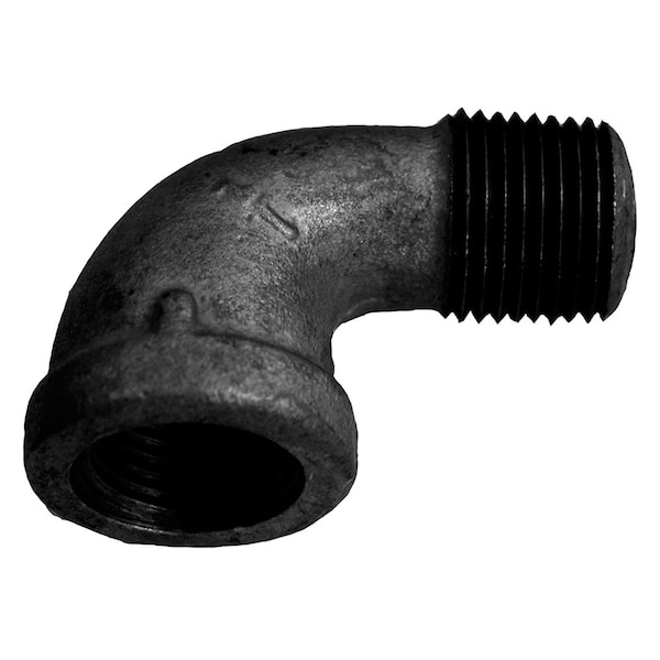 2in. Black Iron 90Deg. Street Elbow, Banded